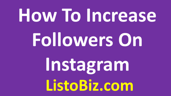 How to increase followers on instagram